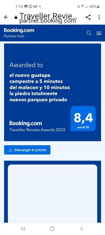 El Paraiso Paisa 5 Minutos Del Malecon Parqueadero Privado A Guatapé Екстериор снимка